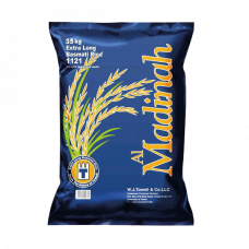 AL MADINAH EXTRA LONG  BASMATI 1121 RICE 35KG OFFER PRICEارز المدينة باسمتي