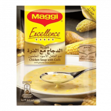 NESTLE MAGGI CHICKEN SOUP WITH CORN 47 GMشوربة الدجاج مع الذرة ماجي نيستيل47جرام